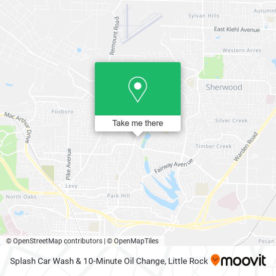 Mapa de Splash Car Wash & 10-Minute Oil Change