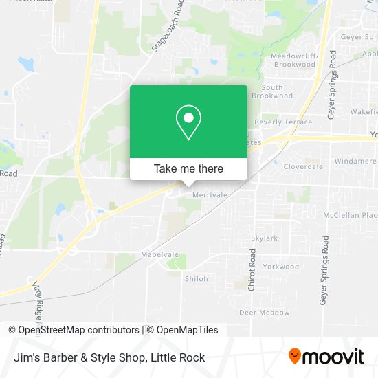 Jim's Barber & Style Shop map