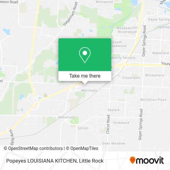 Popeyes LOUISIANA KITCHEN map