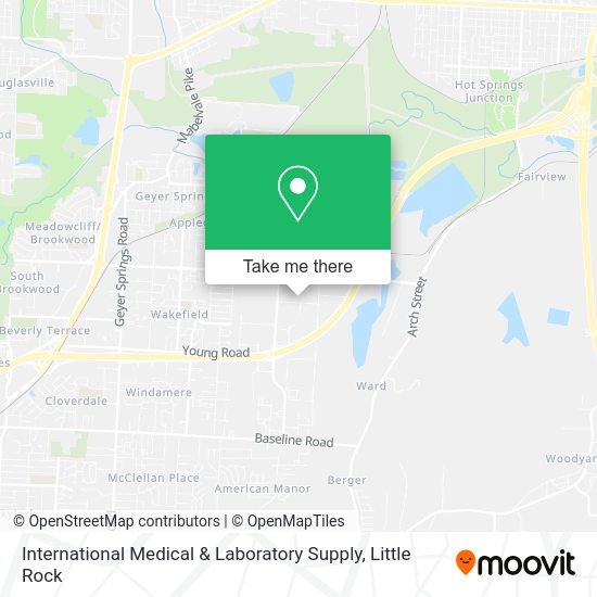 International Medical & Laboratory Supply map