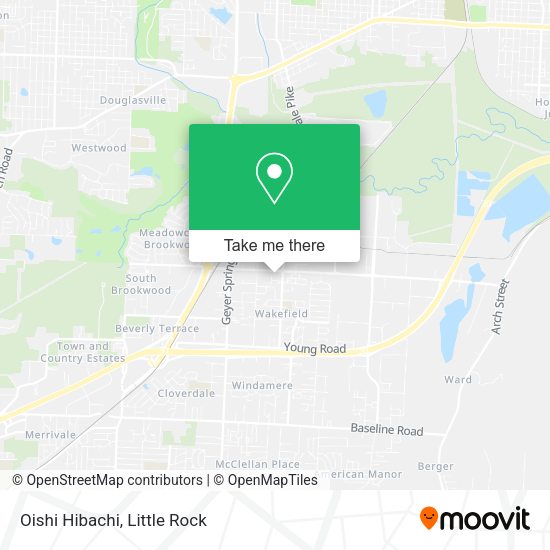 Mapa de Oishi Hibachi