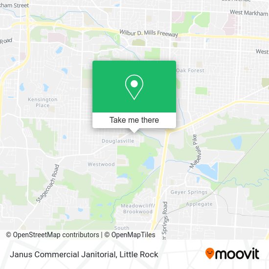 Janus Commercial Janitorial map