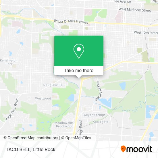 TACO BELL map