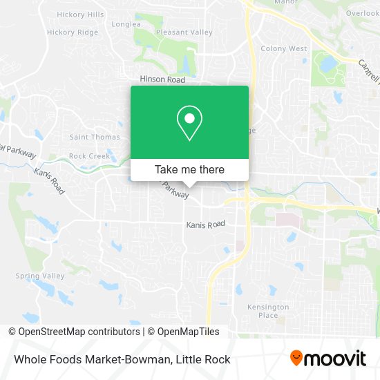 Whole Foods Market-Bowman map