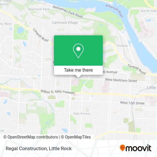 Regal Construction map