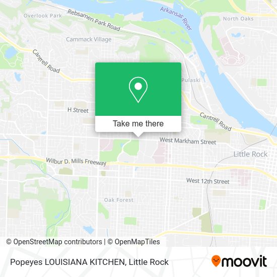Popeyes LOUISIANA KITCHEN map