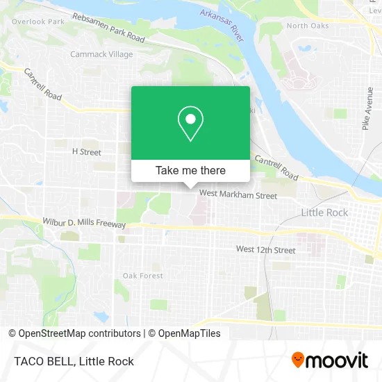 TACO BELL map