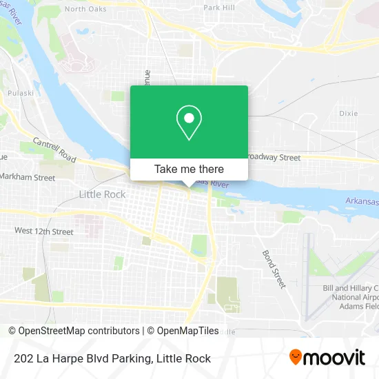 202 La Harpe Blvd Parking map