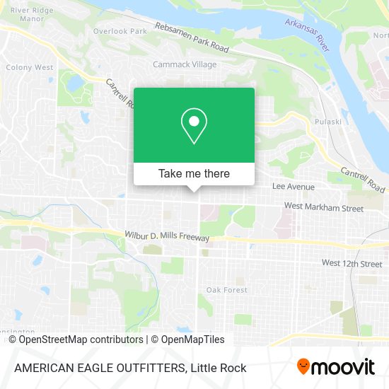 AMERICAN EAGLE OUTFITTERS map