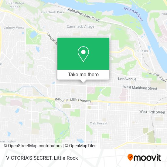 VICTORIA'S SECRET map