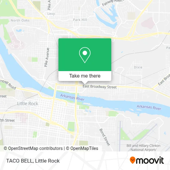 TACO BELL map