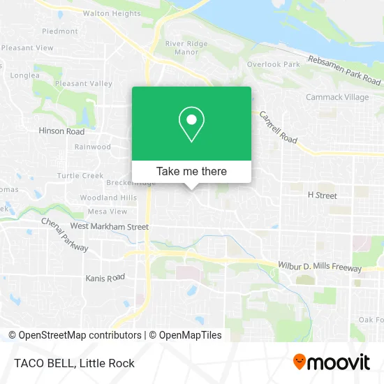 TACO BELL map