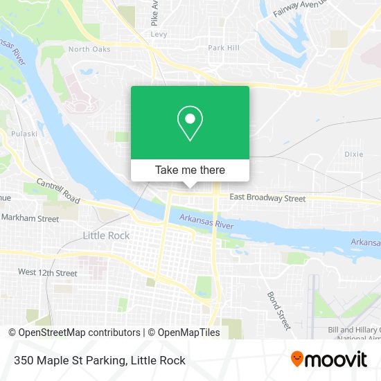 350 Maple St Parking map