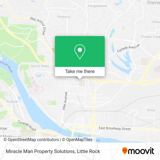 Miracle Man Property Solutions map