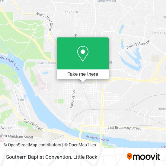 Southern Baptist Convention map