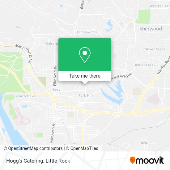 Mapa de Hogg's Catering