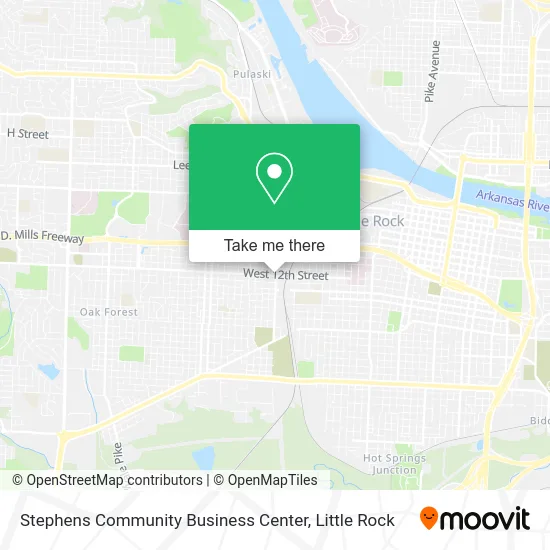 Stephens Community Business Center map