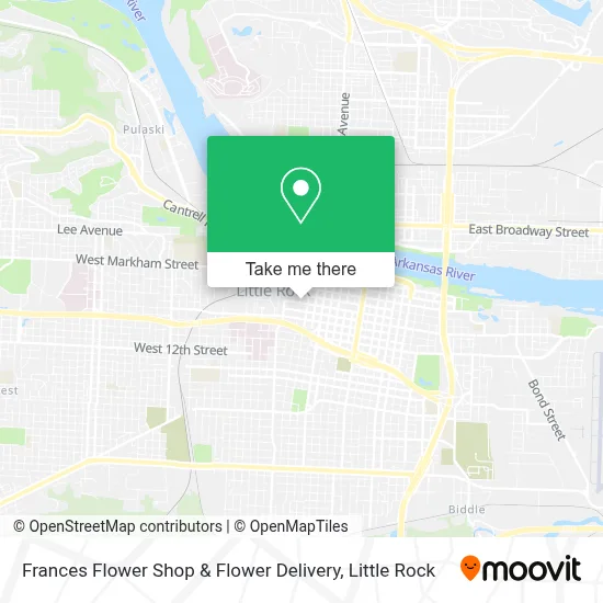 Frances Flower Shop & Flower Delivery map