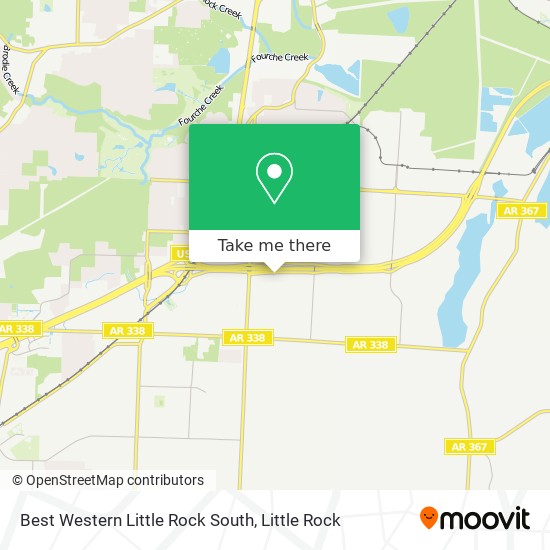 Mapa de Best Western Little Rock South