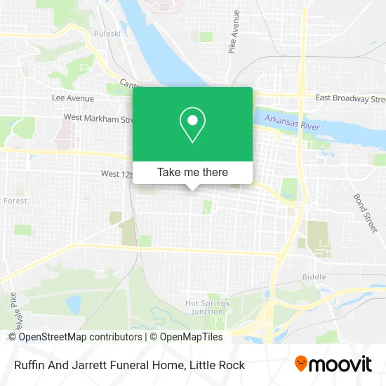 Ruffin And Jarrett Funeral Home map