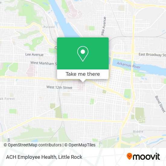 ACH Employee Health map