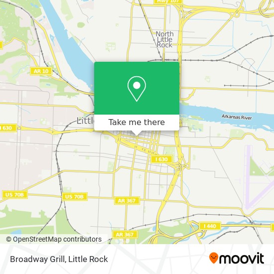Broadway Grill map