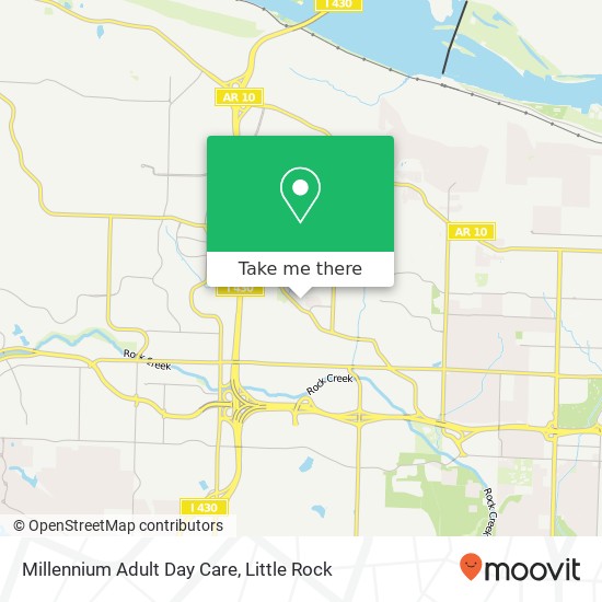 Millennium Adult Day Care map