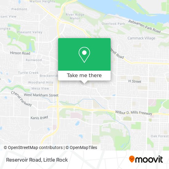 Mapa de Reservoir Road