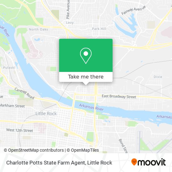 Charlotte Potts State Farm Agent map