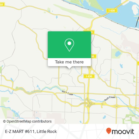 E-Z MART #611 map