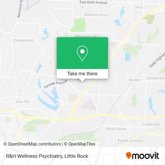 R&H Wellness Psychiatry map