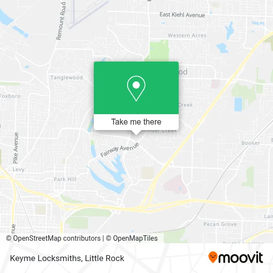 Keyme Locksmiths map