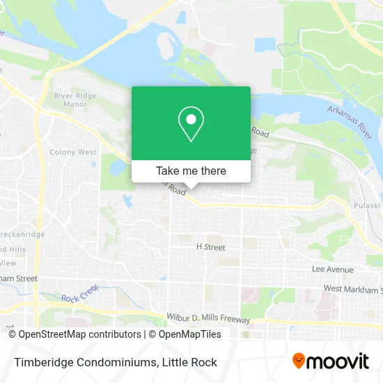 Timberidge Condominiums map