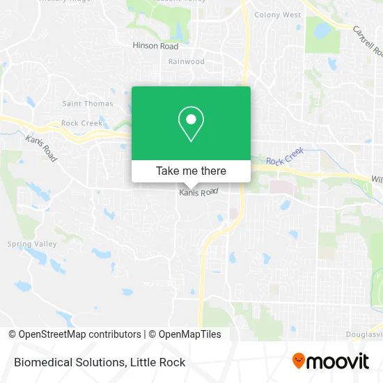 Biomedical Solutions map