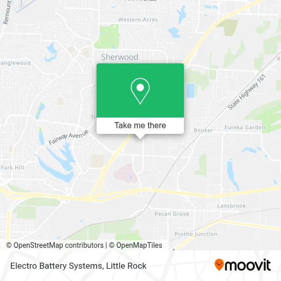 Electro Battery Systems map
