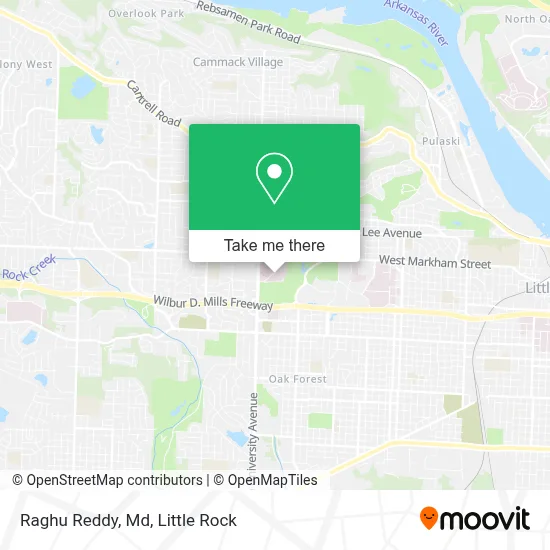Raghu Reddy, Md map