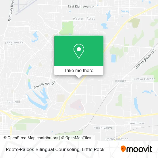 Roots-Raices Bilingual Counseling map
