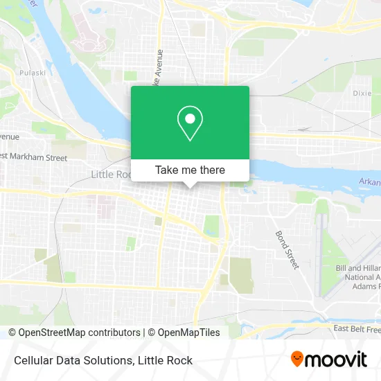 Cellular Data Solutions map