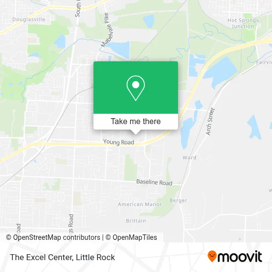 The Excel Center map