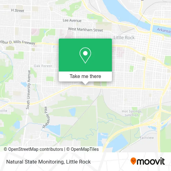 Natural State Monitoring map