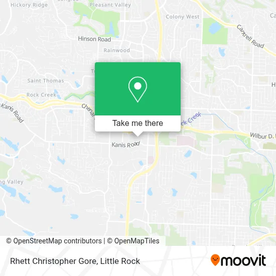 Rhett Christopher Gore map