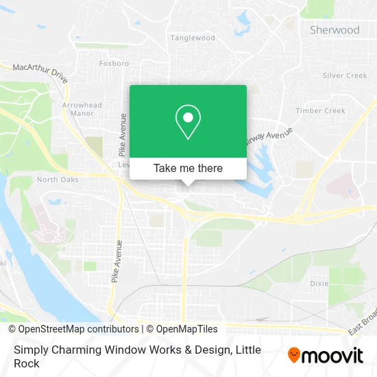 Simply Charming Window Works & Design map