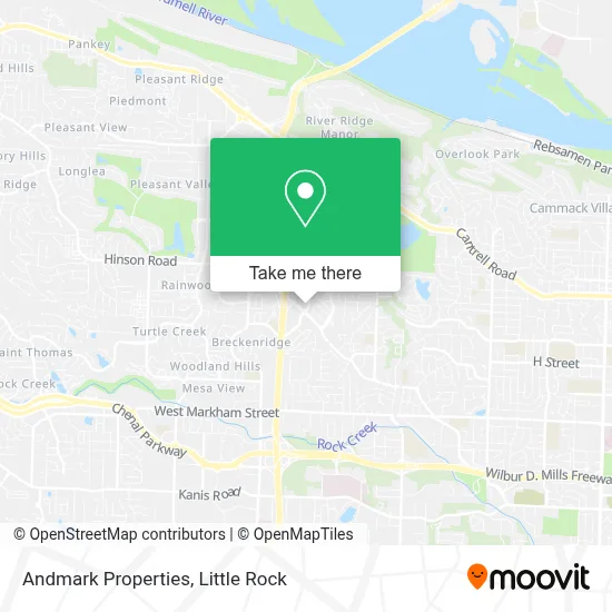 Andmark Properties map