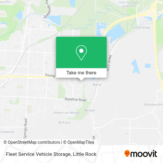 Fleet Service Vehicle Storage map