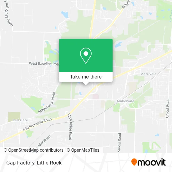 Gap Factory map