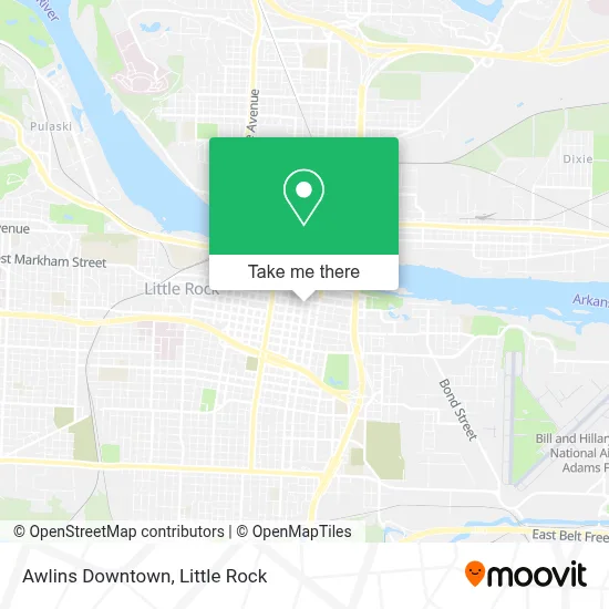 Awlins Downtown map