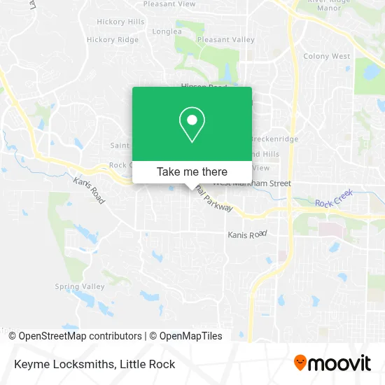 Keyme Locksmiths map