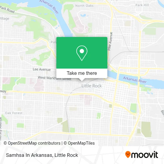 Samhsa In Arkansas map