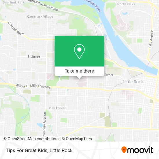 Tips For Great Kids map