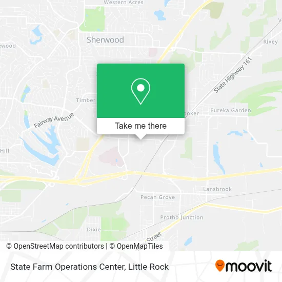 State Farm Operations Center map